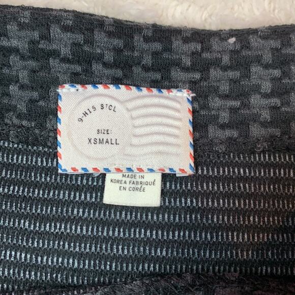 Antrho 9-H15 Stcl Mod houndstooth and lace shift dress, size xs - Picture 6 of 8